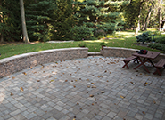 Paved Back Patio